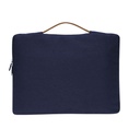 SALCEA - Santhome® 15" Laptop Sleeve - Navy Blue/Tan