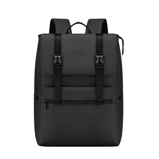 LEON - Giftology 17" Rolltop Backpack - Black