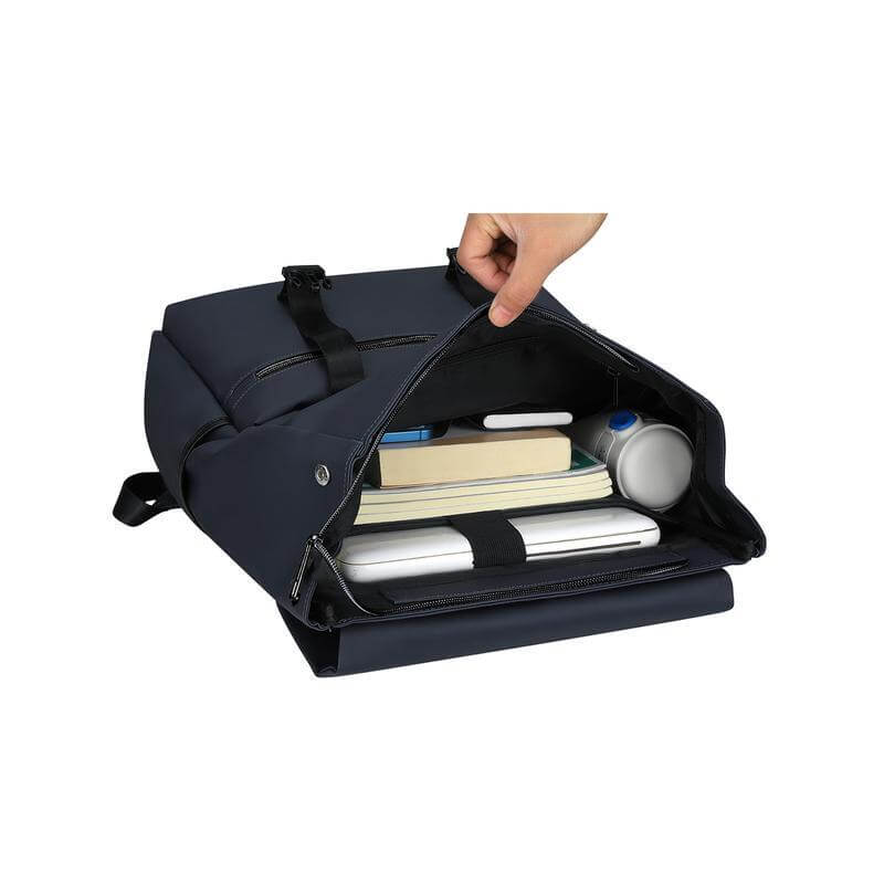 LEON - Giftology 17" Rolltop Backpack - Blue