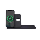 AVRON - Giftology 3-in-1 Magnetic Wireless Charger Desk Tray - Black