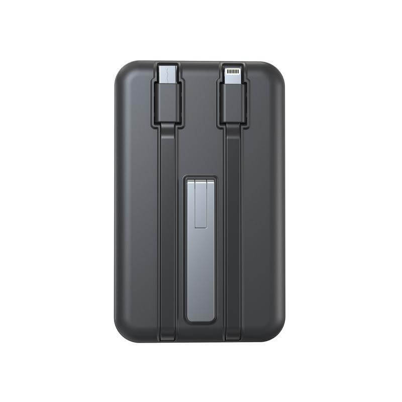 SOLANO - @memorii 10000mAh Mag Wireless Powerbank with Inbuilt Cables