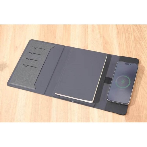 BERGMUND - Santhome 10000mAh Mag Wireless Powerbank Portfolio - Black