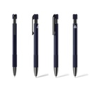 PILA - Recycled Aluminium Ballpoint Pen - Navy Blue
