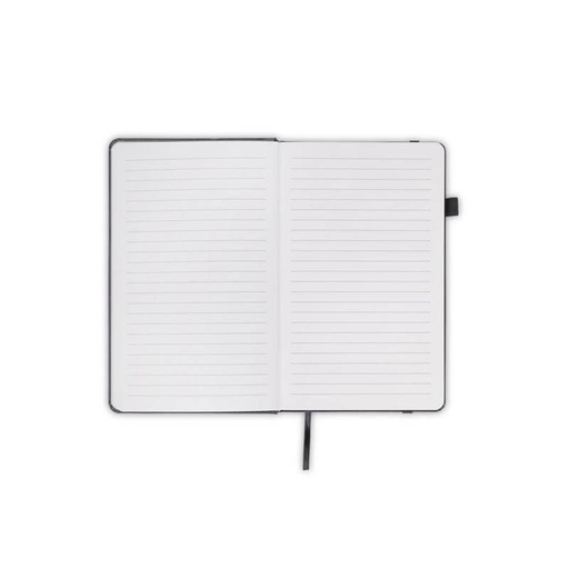 FAROE - Santhome A5 PU Hard Cover Notebook with Pen Loop - Black