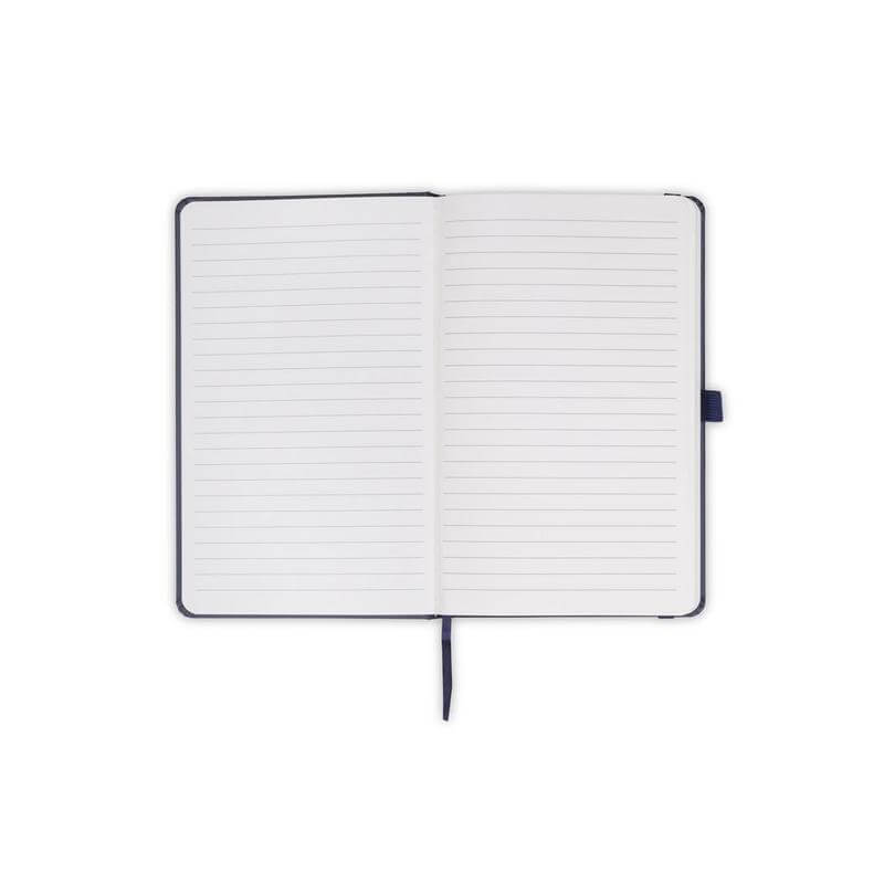 FAROE - Santhome A5 PU Hard Cover Notebook with Pen Loop - Navy Blue