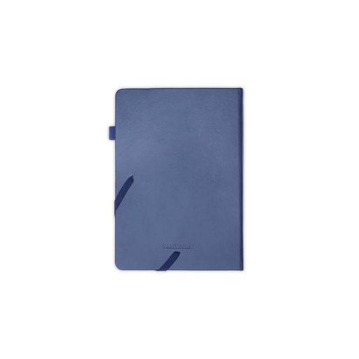 FAROE - Santhome A5 PU Hard Cover Notebook with Pen Loop - Navy Blue