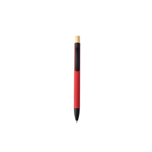 BOLT - Aluminium Push Action Ballpen - Red