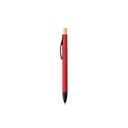 BOLT - Aluminium Push Action Ballpen - Red