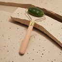 EVE - Jade Face Roller with Wooden Handle