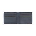 CROSS Pebble Leather 8CC Classic Fold Wallet - Navy Blue