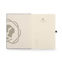 CROSS HARDCOVER A5 NOTEBOOK + PEN + BI-FOLD WALLET WITH 4 CARD SLOTS + COIN POCKET - NAVY BLUE