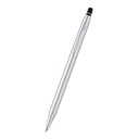 Cross Click™ Chrome Ballpoint Pen with Classic Black Journal Gift Set