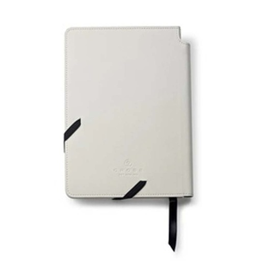 Cross Coventry Chrome/Gold Ballpoint Pen with Classic White Journal Gift Set