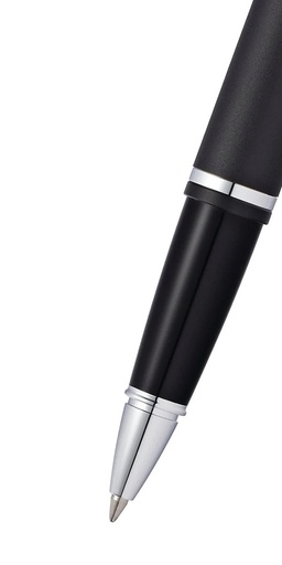 Cross Calais™ Matte Black with Polished Chrome Appointments Selectip Rollerball Pen (Blue Ink) 