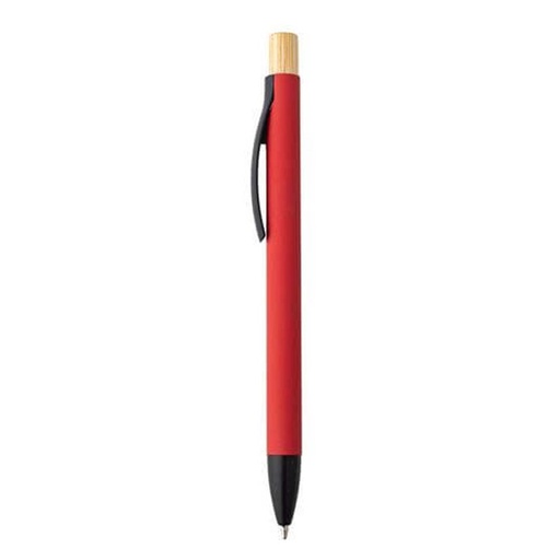 BOLT - Aluminium Push Action Ballpen - Red