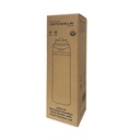 AERO SIP - Hans Larsen Recycled Stainless Steel Bottle with Dual Sip Lid - White