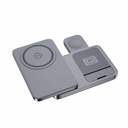 ARGENE @memorii Magfold 3 in 1 Wireless Charger Stand - Metallic Grey