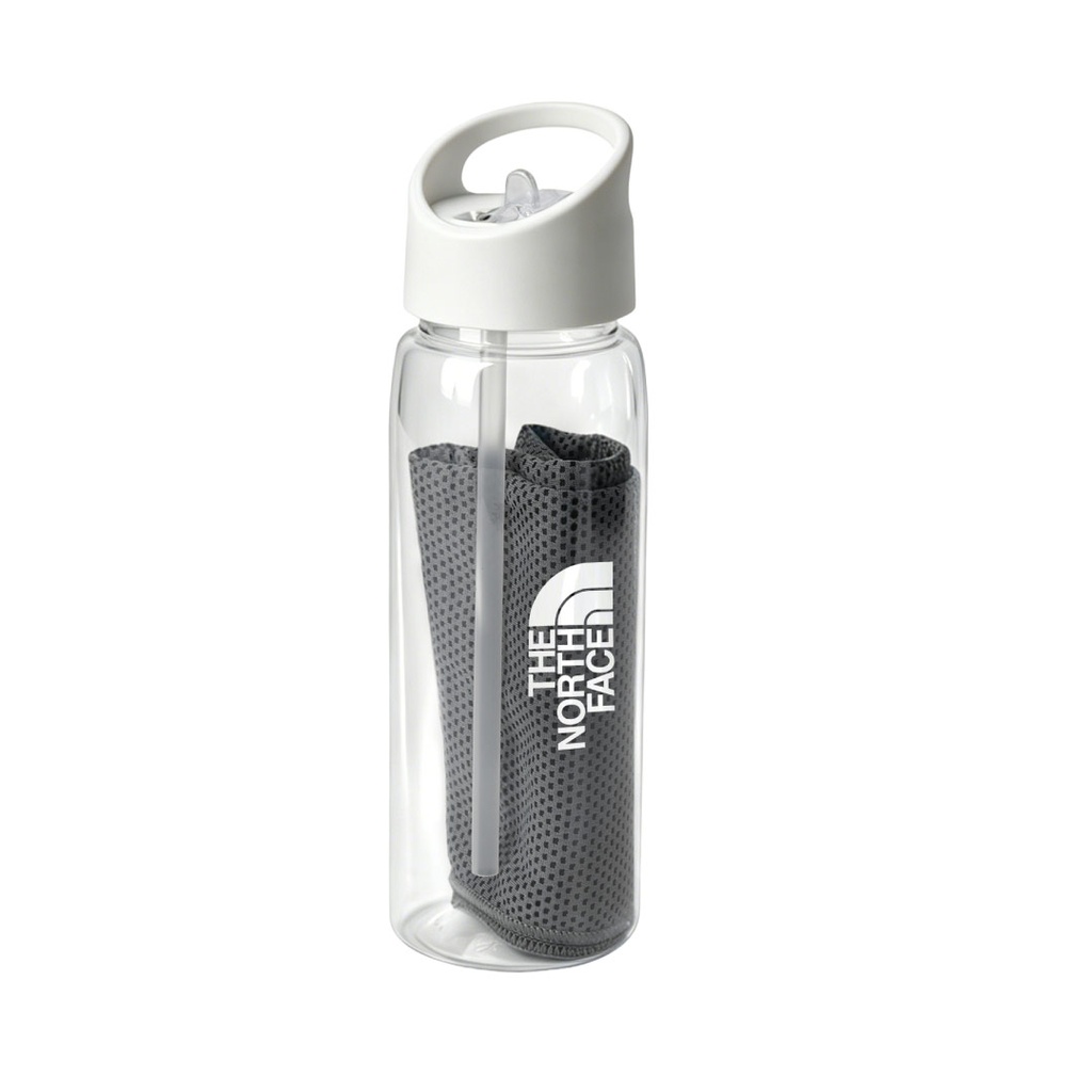 Giftology - DEVON Plastic bottle with Cooling Towel 800 ml - White 
