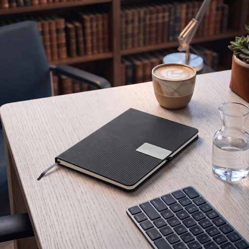 RIPPLE - Giftology A5 Hard Cover Notebook - Black 