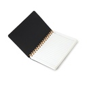 CORDOBA - eco-neutral Soft Spiral Notebook - Black