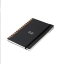 CORDOBA - eco-neutral Soft Spiral Notebook - Black
