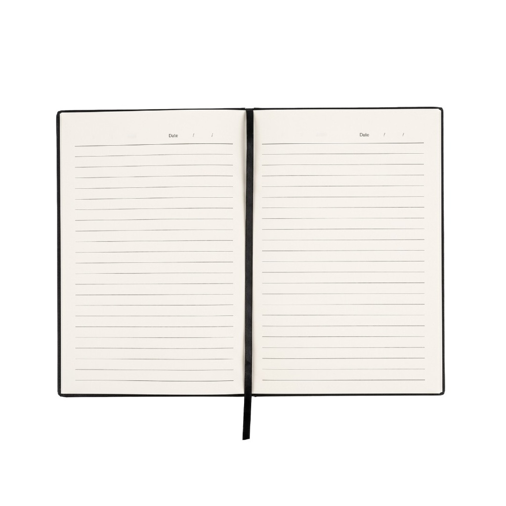 ROVENA - Giftology A5 PU Soft Cover Notebook - Black 