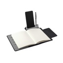 LUBECK - Santhome A5 PU notebook with Pen- Grey