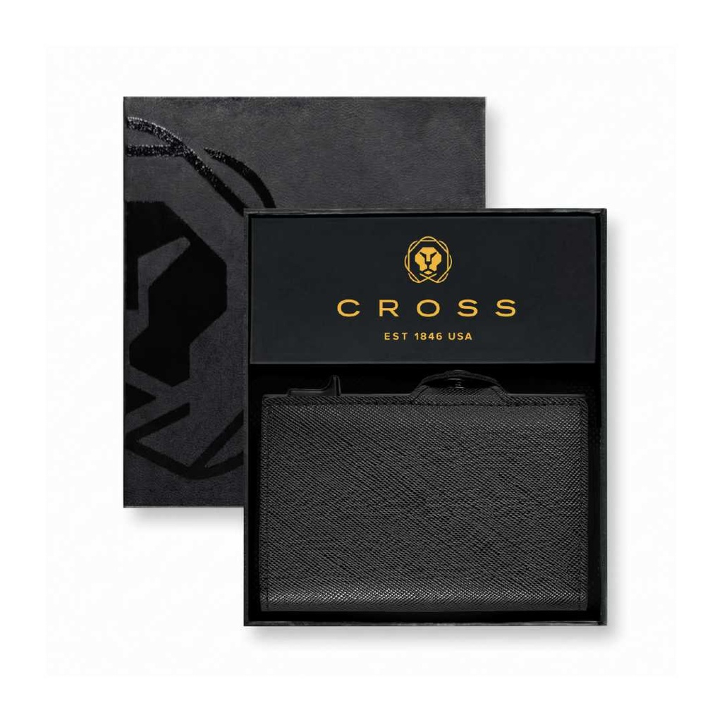 CROSS RFID Card Holder Wallet - Black