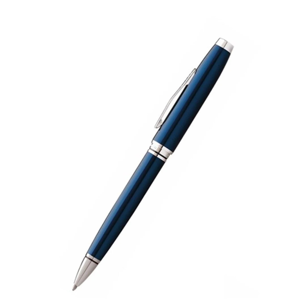 Cross Coventry Ballpoint Pen with Leather Wallet - Blue