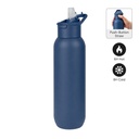 [DWHL 3306] TOLEDO - Hans Larsen Double Wall Bottle with Straw  600 ml - Navy Blue