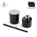 [GSGL 9638] PROVENCE - Lavender Scented Candle and Diffuser Set - Black