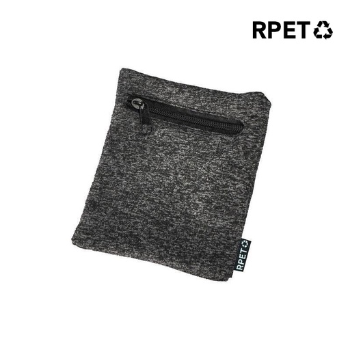 [WNGL 9186] GAVILLE - RPET Wrist Band with Zipper Pouch